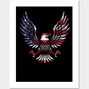 USA  Merica Eagle USA 4th July Posters and Art